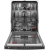 GE PDT715SYNFS 24 Inch Fully Integrated Built-In Dishwasher with 16