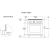Bertazzoni Professional Series PRO305GASXV - 30 Inch Freestanding Gas Range in Dimension View