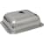 Nantucket Sinks Brightwork Home Collection RES - 17 Inch Hammered Stainless Steel Rectangle Bar Sink Bottom View