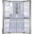 Samsung RF28K9580SR - Spill-Proof Glass Shelves (1 Slide-In, 1 Flip-Up), Humidity-Controlled Crispers, Gallon Door Bins, Ice Master Ice Maker, and Water Filter
