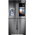 Samsung RF28K9580SR - 36" 4-Door FlexZone Stainless Steel Refrigerator with Family Hub WiFi-Enabled LCD Touchscreen