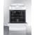 Summit RG244W - 24" Freestanding Gas Range with 4 9,100-BTU Burners and 3.0 cu. ft. Oven