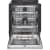LG Studio SDWD24P3 - LG STUDIO 24 Inch Fully Integrated Smart Dishwasher Racks and Baskets