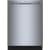 Bosch 100 Series SHE3AEM5N - 24 Inch Full Console Built-In Smart Dishwasher with 14 Place Setting Capacity in Front View