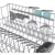 Bosch 300 Series SHE53C85N - 24 Inch Full Console Built-In Smart Dishwasher with 16 Place Setting Capacity in Stemware View