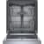 Bosch 300 Series SHE53C85N - 24 Inch Full Console Built-In Smart Dishwasher with 16 Place Setting Capacity in Opened View