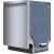 Bosch 300 Series SHE53C85N - 24 Inch Full Console Built-In Smart Dishwasher with 16 Place Setting Capacity in Angled View