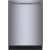 Bosch 300 Series SHE53CM5N - 24 Inch Full Console Built-In Smart Dishwasher with 16 Place Setting Capacity in Front View