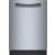 Bosch 500 Series SHP65CM5N - 24 Inch Fully Integrated Built-In Smart Dishwasher with 16 Place Setting Capacity in Front View