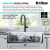 Kraus Bellucci™ KGTW133WH10075MB - 33 Inch Workstation Single Bowl Granite Top Mount Kitchen Sink Spacious Single Bowl