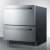 Summit SP7D2 - Stainless steel freestanding refrigerator with fully finished black cabinet.