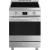 Smeg Professional Series SPR24UIMX - 24 Inch Freestanding Induction Range in Front View
