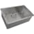 Nantucket Sinks Pro Series SR3018 - 30 Inch Undermount Single Bowl Kitchen Sink Angled View