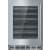 Thermador Freedom Collection T24UW915LS - 24 Inch Built-In Dual Zone Wine Cooler with 41 Bottle Capacity