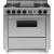 FiveStar TPN3267BW - 36 Inch Freestanding Dual Fuel Range with 4 Open Burners