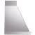 Ilve Nostalgie Collection UANB48SSG - 48 Inch Wall Mount Range Hood in Side View