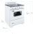 Unique Appliances Classic Retro UGP30CRECW - 30 Inch Freestanding Electric Range with 5 Elements in Dimensions Guide View