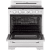 Unique Appliances Classic Retro UGP30CRECW - 30 Inch Freestanding Electric Range with 5 Elements in Open View