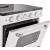 Unique Appliances Classic Retro UGP30CRECW - 30 Inch Freestanding Electric Range with 5 Elements in Chrome Finished Accents View