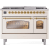 Ilve Nostalgie II Collection UP48FNMPAWG - 48 Inch Freestanding Dual Fuel Range in Front View