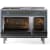 Ilve Nostalgie II Collection UP48FSNMPBGG - 48 Inch Freestanding Dual Fuel Range in Opened View