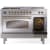 Ilve Nostalgie II Collection UP48FSNMPSSG - 48 Inch Freestanding Dual Fuel Range in Opened View
