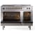 Ilve Nostalgie II Collection UP48FSNMPSSG - 48 Inch Freestanding Dual Fuel Range in Opened View