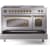 Ilve Nostalgie II Collection UP48FSNMPSSG - 48 Inch Freestanding Dual Fuel Range in Drawer Opened View