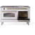 Ilve Nostalgie II Collection UP60FNMPWHG - 60 Inch Freestanding Dual Fuel Range