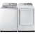 Samsung WA49B5205AW - 28 Inch Top Load Washer with 4.9 cu. ft. Capacity (Washer and Dryer Pairing View)