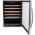 Avanti WCB52T3S - 24 Inch Freestanding Wine Cooler 5 Wire Shelves with Wooden Trim