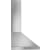 Best WCP1 Series WCP1366SS - 36 Inch Wall Mounted Chimney Hood - Side View