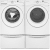 Whirlpool WFW70HEBW - Washer and Dryer Combo with Pedestals