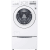 LG WM3400CW - 27 Inch Front Load Washer with 4.5 Cu. Ft. Capacity With LG SideKick™ Pedestal Washer