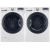 LG SteamDryer Series DLEX3570W - White Laundry Pair