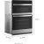 Whirlpool WOEC7030PZ - 30 Inch Combination Smart Wall Oven Dimensions