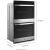 Whirlpool WOED5030LZ - 30 Inch Double Electric Smart Wall Oven Dimensions