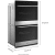Whirlpool WOED5930LZ - 30 Inch Double Electric Smart Wall Oven Dimensions