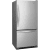 Whirlpool WRB322DMBM - 33 Inch Bottom-Freezer Refrigerator in Stainless Steel with 21.9 cu. ft. Capacity