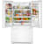 Whirlpool WRFF5333PW - 33 Inch Freestanding French Door Refrigerator 22 cu. ft. Total Capacity