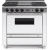 FiveStar WTN3327W - 36 Inch Freestanding Gas Range with 4 Sealed Burners