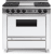 FiveStar WTN3327W - 36 Inch Freestanding Gas Range with 4 Sealed Burners
