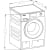 Miele WXI860WCS - Product Dimensions