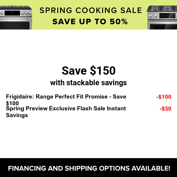 Frigidaire PCFI3080AF 30 Inch Slide-In Induction Range with 5 Elements ...