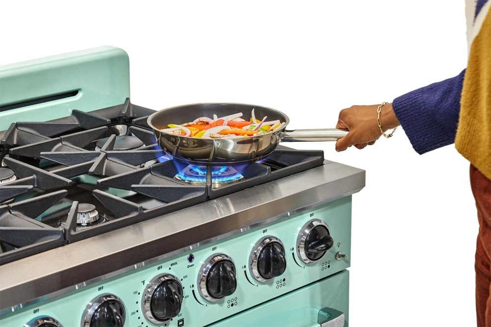 Unique Appliances UGP36CRLG 36 Inch Freestanding Retro Gas Range with 6