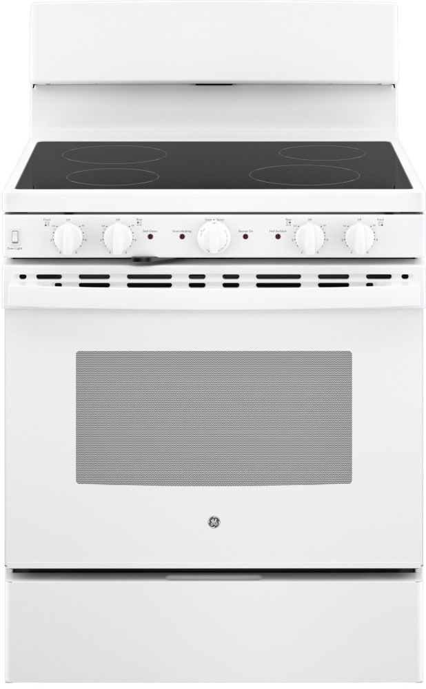 GE JB480DYWW 30 Inch Freestanding Electric Range with 4 Radiant
