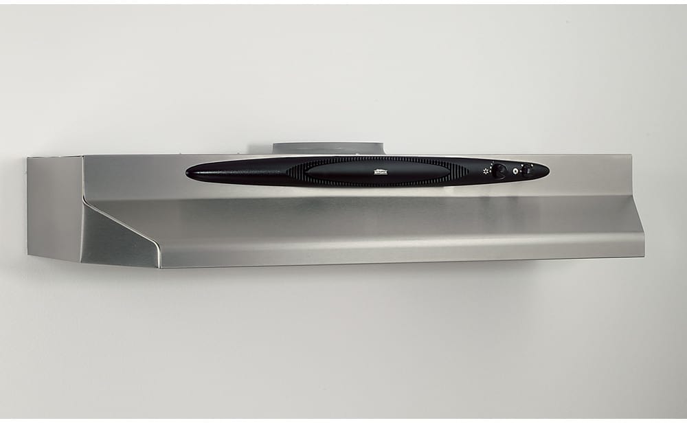 Broan QT230SS 30 Inch Under Cabinet Range Hood with 200 CFM Internal Blower  and Quiet Operation: Stainless Steel