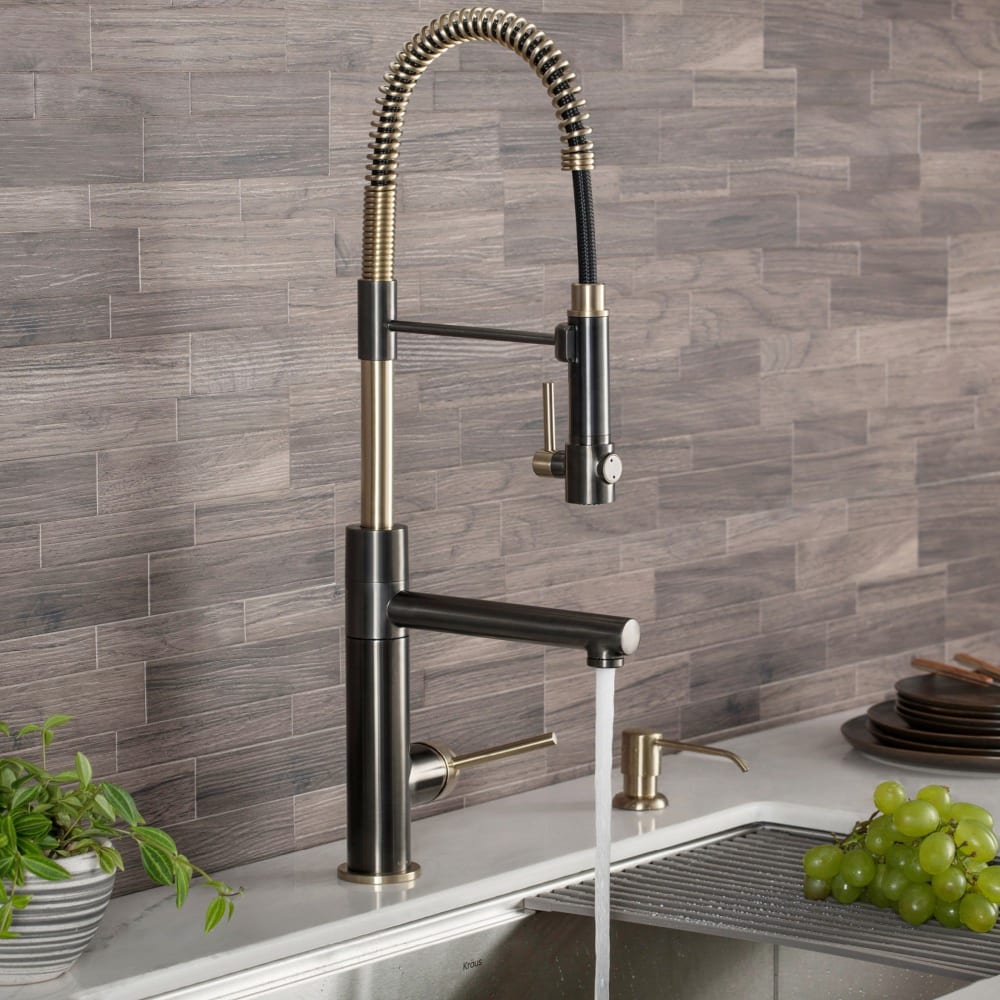 Kraus Kpf1603sbbg 2 Function Commercial Pre Rinse Kitchen Faucet