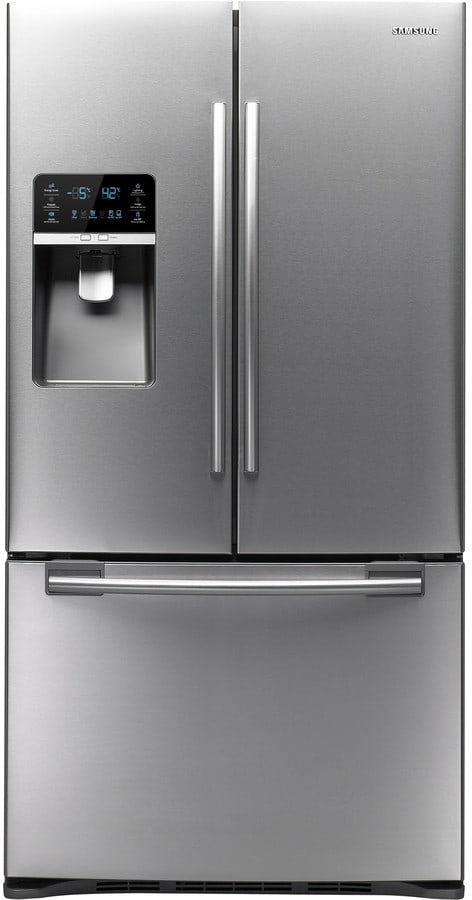 Samsung Rfg298hdrs 28 5 Cu Ft French Door Refrigerator With 5