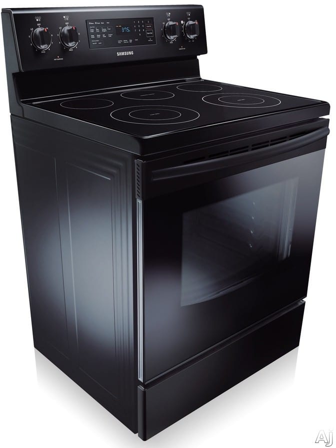 Samsung NE594R0ABBB 30 Inch Freestanding Smoothtop Electric Range with 5 Cooktop Elements, 5.9